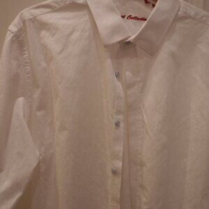 Report Collection XL White with Paisley background  100% Cotton